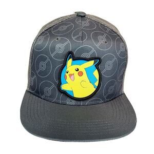 New Pokemon Pikachu Snapback Cap Hat OSFA